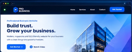 Professional Business Website website preview